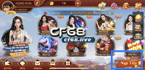 Web tải game nào là web chính thức của Cf68