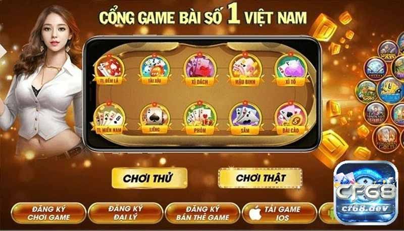 CF68 game có những gì? Đặc điểm nổi bật nhà cái CF68