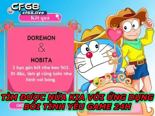 Tìm Được Nửa Kia Với Ứng Dụng Bói Tình Yêu Game 24h