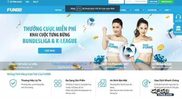 Không vào được Fun88 có thể do nhà cái bị chặn