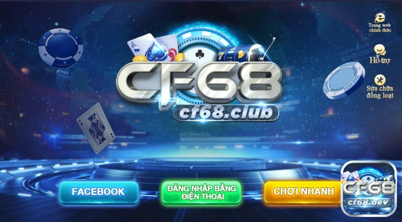 Cổng game bắn cá CF68 uy tín, an toàn