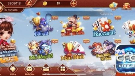 Danh bai oline CF68 – Cổng game uy tín đáng thử 2023