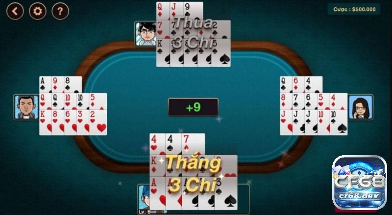 Hướng dẫn tham gia chơi mậu binh tại cổng game đổi thưởng Cf68