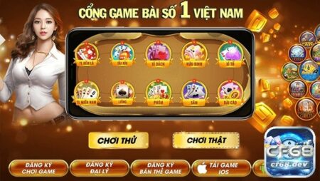 Game đánh bài uy tín nhất hiện nay CF68 – Chơi sẽ Win