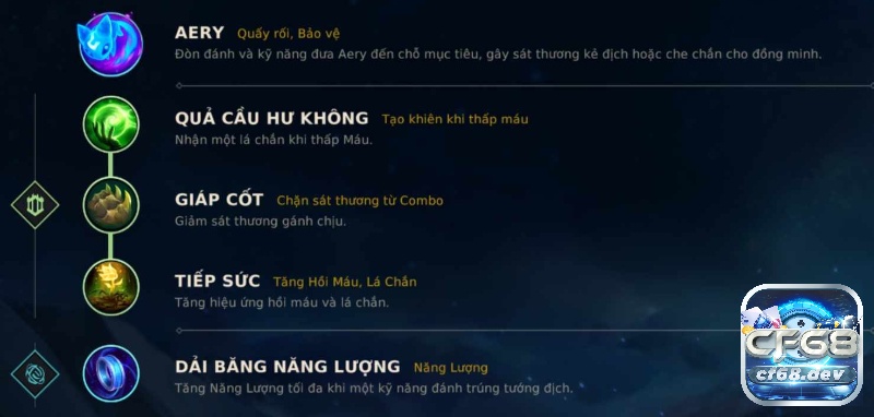 Cach len do Sona SP, Bảng ngọc Sona trong Tốc Chiến 