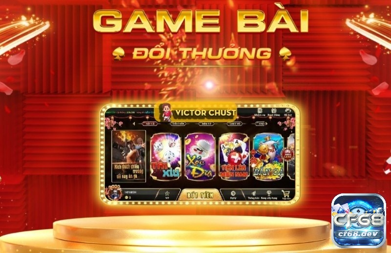 Nền tảng giải trí CF68 chơi game bài online uy tín