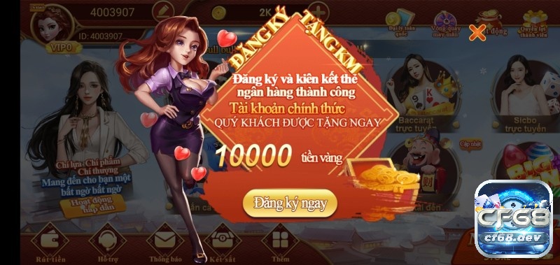 Thực hiện Tai game online danh bai CF68 theo hướng dẫn