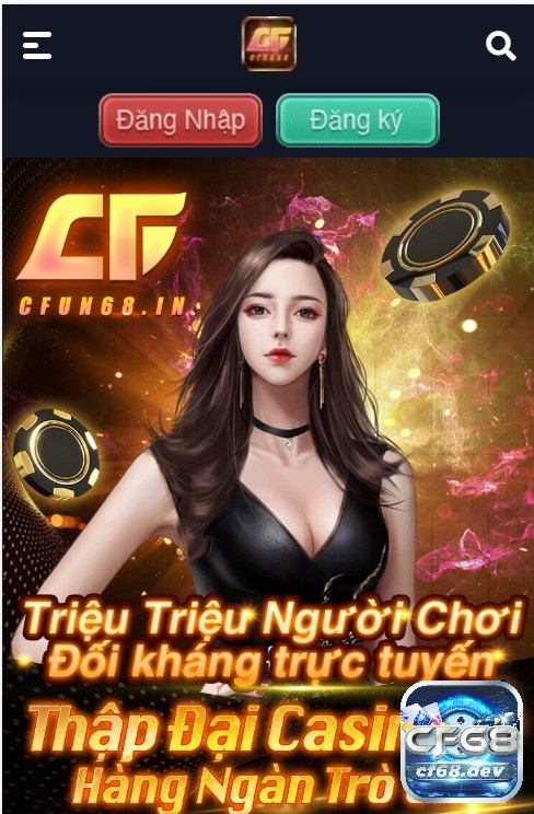 Trải nghiệm CFUN68.IN với hàng ngàn trò chơi cá cược 