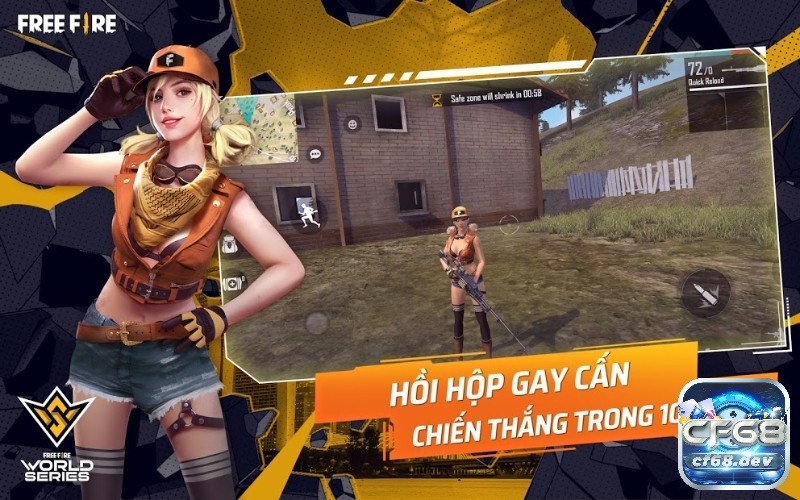 Game Garena Free Fire - một trong những tựa game phổ biến nhất trong thể loại Battle Royale.