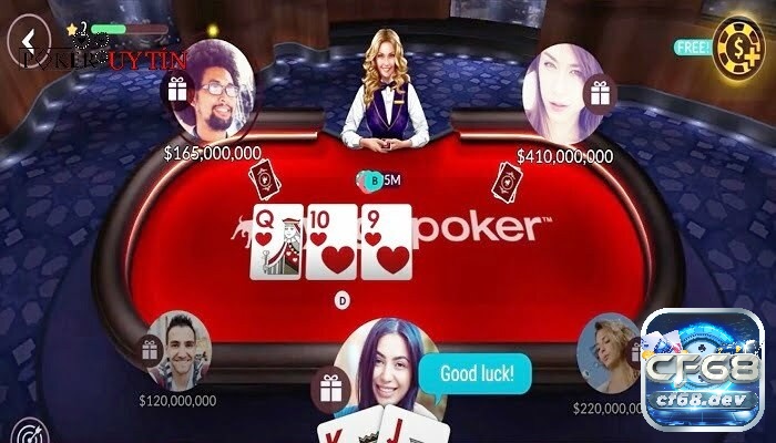 Xì phé Zynga là một ứng dụng poker phổ biến với tính năng giải đấu Texas holdem và kết nối bạn với hàng triệu người chơi trên toàn thế giới.