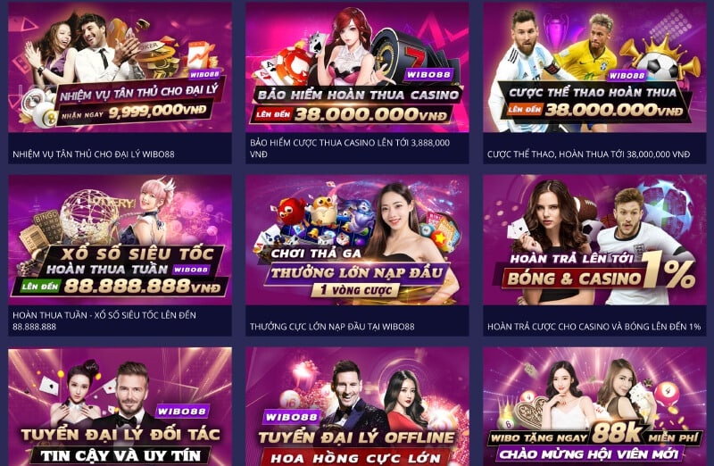 Wibo88: Cổng game giải trí online đỉnh cao hàng đầu Châu Á