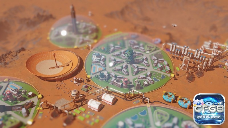 Âm thanh, đồ họa đỉnh cao trong Surviving Mars làm cho người chơi hoàn toàn đắm chìm trên hành tinh xa lạ.