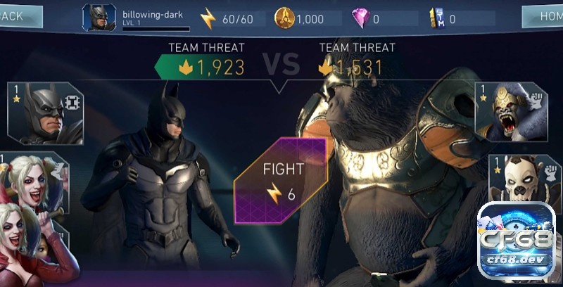 Injustice 2 Mobile tập trung vào các cuộc chiến giữa các siêu anh hùng