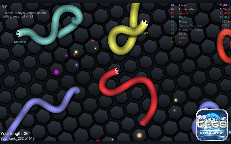 Slither.io là một trò chơi trực tuyến nhất định phải chơi thử cùng bạn bè