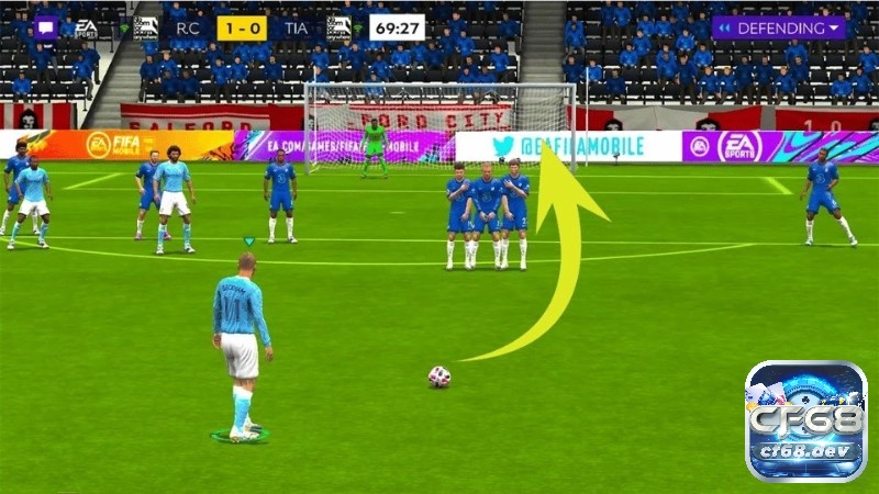 FIFA Mobile mang đến trải nghiệm bóng đá chân thực với các thao tác đơn giản, dễ tiếp cận nhưng đầy thử thách