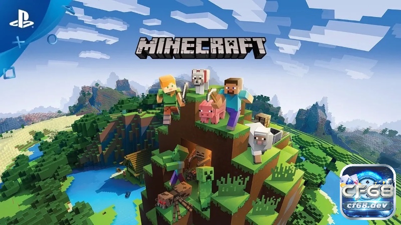 Minecraft nổi tiếng là best offline mobile games thuộc thể loại game sandbox