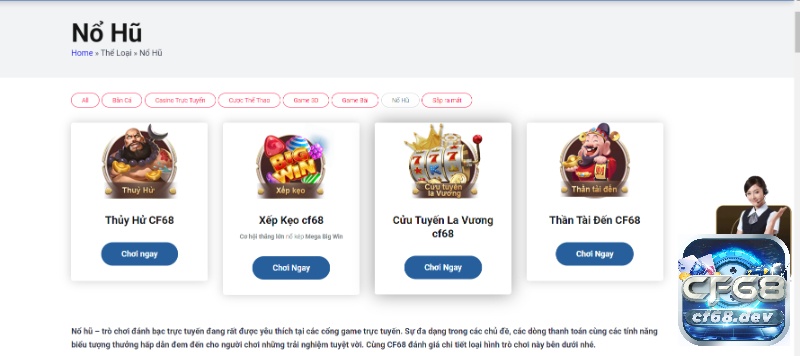 Game Slot hấp dẫn với tỉ lệ thắng cao nhất trên thị trường hiện nay