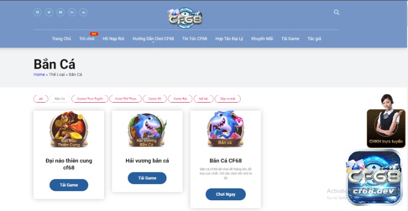 Game bắn cá đổi thưởng tại CF68 có nhiều chế độ khác nhau để anh em thử sức